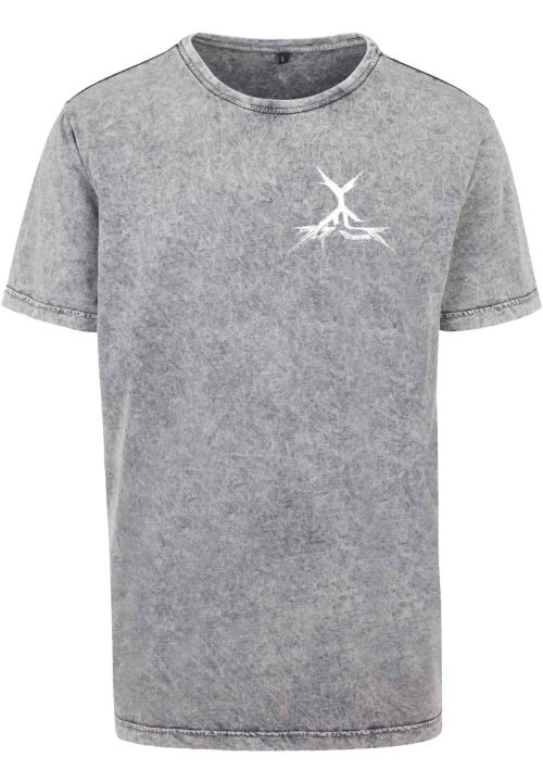 T-Shirt Acid-Washed Grey Logo